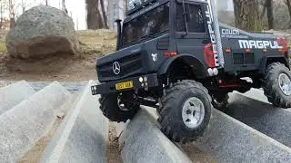 RC Unimog Rally 4x4 | Trail Run | MST CFX-W | JKRC 3D Body