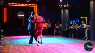 Facundo Pi&ntilde;ero y Vanesa Villalba en Milonga Malena 