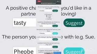 Random Song Lyric Generator