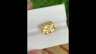 3.90 carats | Orange Citrine Stone Custom Precision Cut Natural African Gemstone #citrine #gemstone