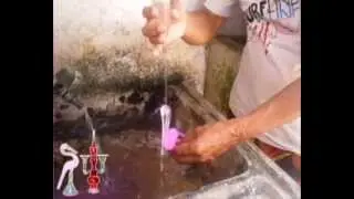 Artesanato com L&acirc;mpada Fluorescente