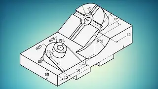 #Circumference resting on an inclined plane #isometric - Part 1