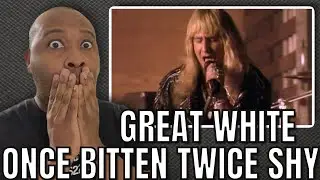 First Time Hearing | Great White - Once Bitten Twice Shy Reaction
