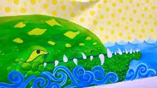 Burbank Arts Festival CTN Jackalope sea creature by Swain