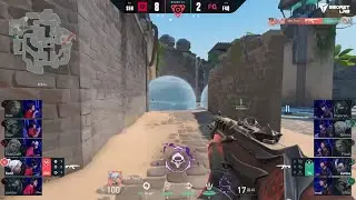 SEN TenZ 1v2 Clutch against F4Q | Sen vs F4Q | Valorant Berlin Masters