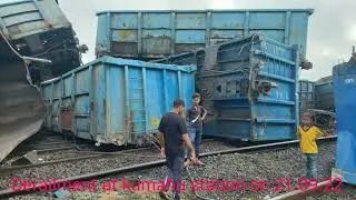 Derailment at kumahu station on 21.09.22