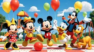 Mickey Mouse and Friends 🐭✨ Fun Kids Poem | Friendship & Kindness Story for