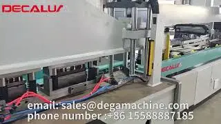 PV Solar Frame Processing Line Automatic Feeding, Cutting, Punching Production Line