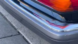 Mercedes Benz 560 SEC 1990 (C126) -FRONT and REAR Euro Bumpers conversion
