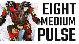 8x Medium Pulse Laser Hunchback IIC - Mechwarrior Online The Daily Dose #1064