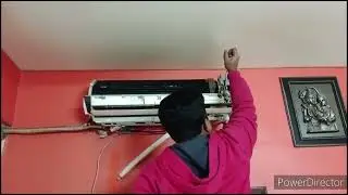 Split ac indoor unit uninstall process #splitac #indoorunit #acuninstall #acrepair