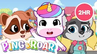 🥇Best of Ping and Roar! | 2 HOURS LONG! | 26 episodes | 15