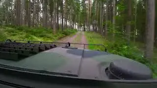 Die fahrt im Humvee ( High Mobility Multipurpose Wheeled Vehicle)