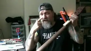 2008 Warwick Corvette Standard truss rod removal 08...