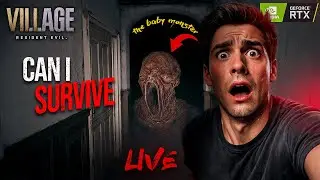 Resident Evil Village: Can I Escape the Basement? | THE BABY MONSTER IS HERE! 💀 #livestream