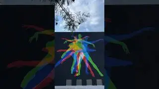 New mural addition to downtown Houston - Please subscribe for more scenic and travel videos
