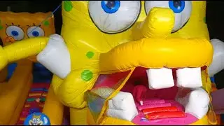 Spongebob Inflatable Bouncy House Playground for Kids