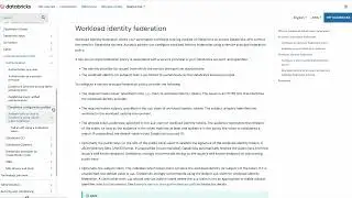 Databricks Workload Identity Federation demo