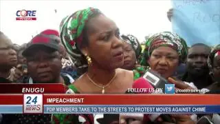 ENUGU: CHIME IMPEACHMENT PROTEST, 5th May, 2015.