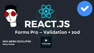 React Form Validation Made EASY with Zod in 7 Minutes