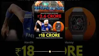 ₹20 Crore Watch! Hardik Pandya&rsquo;s Ultra-Luxury Richard Mille RM 27-04 ⌚💰 #hardikpandya #hardik
