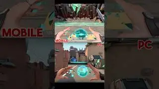 VALORANT MOBILE VS PC COMPARISON OF SAGE AGENT🔥