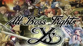 Ys I - All Boss Fights (Hard Difficulty)