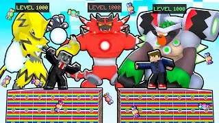 *NOVO* CUB&Atilde;O de LUCKY PIXELMON com POKEMON LEVEL 1000 no MINECRAFT