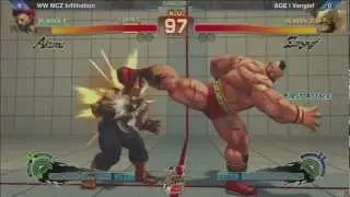 SSF4: WW MCZ Infiltration vs AGE Vangief - SF25th Finals - Winners Round 1