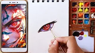 Drawing Sukuna's Eyes in Different Art Styles