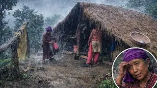 Best Rainy Day in Himalayan Village || Nepali Mountain Village Life During The Rain Season ||