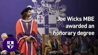 Body Coach Joe Wicks MBE awarded an honorary degree