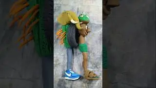 Tripa Tropa Tralala lirili Tung Tung Sahur Boneka Tung tung Tralala Tripi Tropa Crocodile with Clay