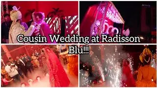 Cousin Sister Wedding at Radisson   Blu Hotel, Haridwar 5 Star|Bride&Groom Rock the Stage|indianVlog