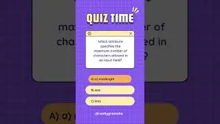HTML Quiz 22