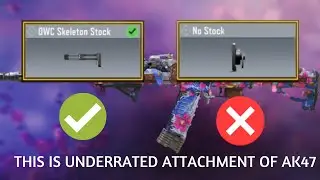 AK 47 BEST SETUP WITH MAX RECOIL | AK47 GUNSMITH HIGH MOBILITY | AK47 BEST ATTACHMENT