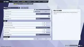 How to disable easy Swing fro venom in Marvel Rivals