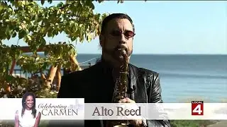 Alto Reed plays for Carmen on her retirement day