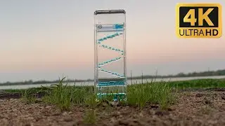 Liquid Motion Bubbler at Sunset | Relaxing ASMR