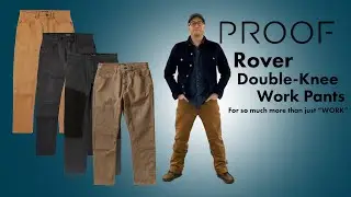 Рабочие брюки PROOF Rover с двойным коленом | Универсальные, защищают голени
