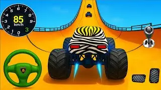 Monster Truck Mega Ramp Extreme Racing: невозможный трюк на рампе Jugalgames!
