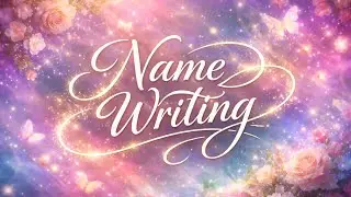 Name writing Art 💗✨