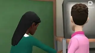 CENSORED:Mitchell Makes a joke about vaginas on Ms. Defert's whiteboard/grounded(Fixed)/CENSURADO: M