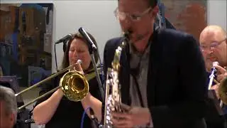 Happy (from One Foot in the Swamp) (John Ellis/arr. Simmons, Medium Easy Jazz Ensemble #SMP1256)