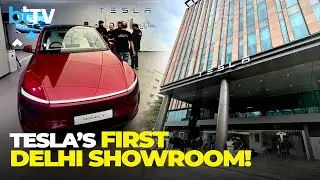 #LIVE: Inside Tesla&rsquo;s First Showroom in Delhi | First Look, Public Reaction, Price&nbsp;&&nbsp;Features