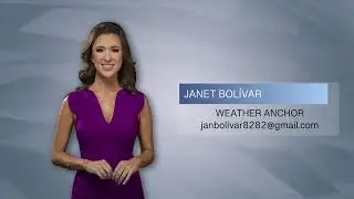 Weather Anchor Janet Bol&iacute;var Demo Reel