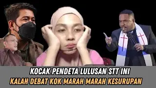 KOCAK PENDETA LULUSAN STT INI KALAH DEBAT KOK MARAH MARAH