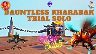Dauntless Kharabak Trials - Solo Easy Sub 5 - Chain Blades