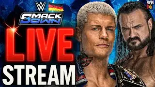 WWE SmackDown WatchAlong  | Cody Rhodes vs Drew McIntyre | WWE Title 3 STAGES OF HELL!