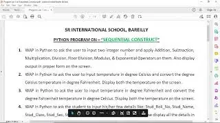 IX - Python Programming Part 2